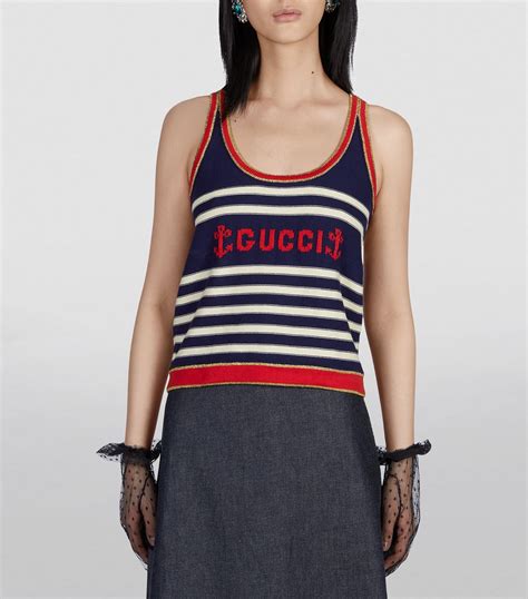 gucci stripe top